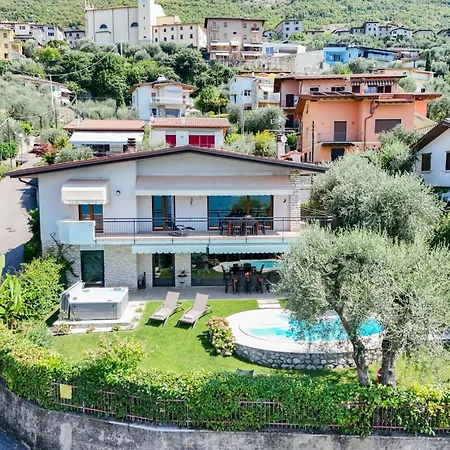 Villa Mimosa-con Piscina E Vista Brenzone sul Garda
