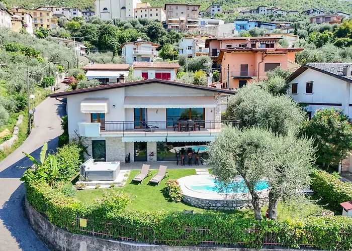 Villa Mimosa-con Piscina E Vista Brenzone sul Garda