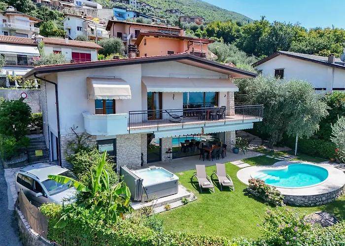 Mimosa-con Piscina E Vista * Brenzone sul Garda